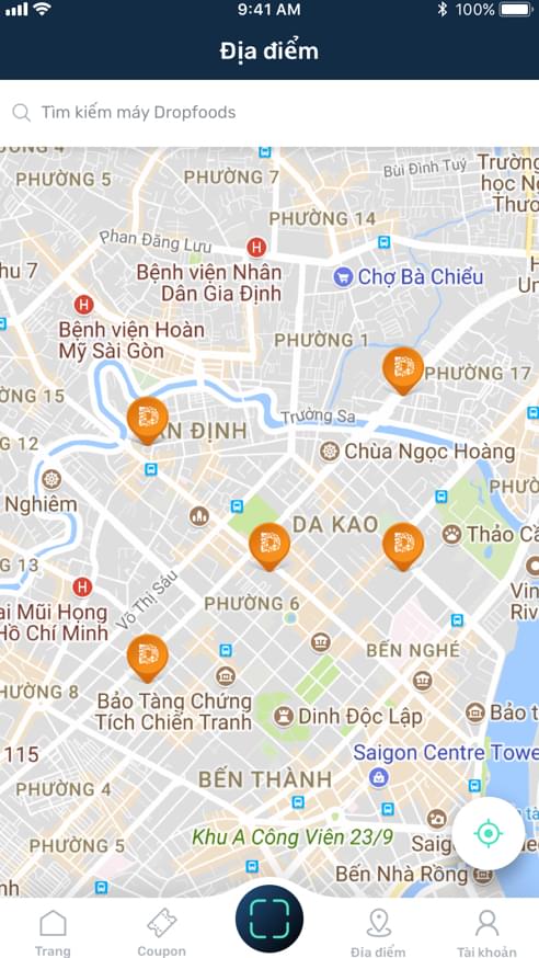 Ứng dụng Dropfoods Ứng dụng Dropfoods